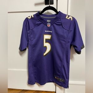 NFL on field Baltimore Ravens Flacco Jersey NEW size Large 14 16